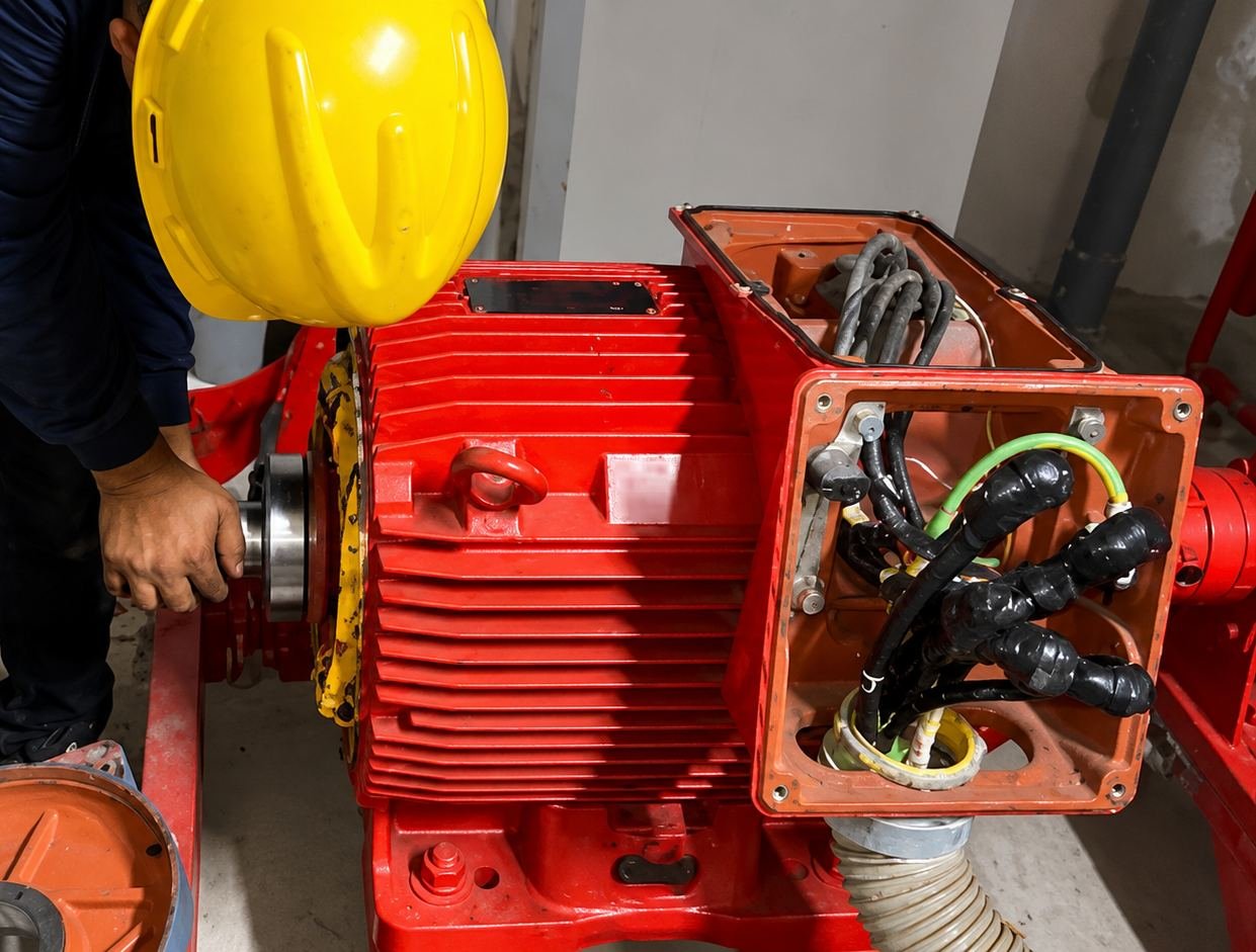 Mantenimiento bomba contra incendio